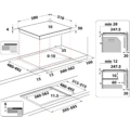 Płyta indukcyjna szklano-ceramiczna do zabudowy Whirlpool WL B6860 NE/S 59 cm Szampański -schemat instalacji- Ekspert-AGD.com