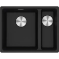 Zlewozmywak do podbudowy lub na równi z blatem Franke Maris MRG 260/160-34-15 Fragranite Onyx, mała komora z prawej strony - Ekspert-AGD.com