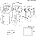 Piekarnik parowy do zabudowy AEG BSE792380B SteamPro 9000 Czarny -schemat instalacji 1- Ekspert-AGD.com