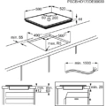 Płyta indukcyjna do zabudowy AEG IKB64301FB Induction SLIM-FIT 60 cm Czarny -schemat instalacji- Ekspert-AGD.com