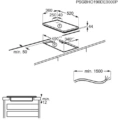 Płyta indukcyjna do zabudowy IKE42640KB SLIM-FIT 36 cm Czarny -schemat instalacji- Ekspert-AGD.com