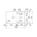 Zlewozmywak Franke Box Center BWX 220-41-27 Stal szlachetna -schemat instalacji- Ekspert-AGD.com 2