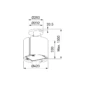 Okap wyspowy Franke Smart FSMS F42 WH MATT Biały mat -schemat instalacji- Ekspert-AGD.com 2