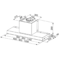 Okap zintegrowany do zabudowy Franke Style Lux FST PLUS 908 X Stal szlachetna -schemat instalacji- Ekspert-AGD.com 2