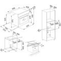 Piekarnik do zabudowy Franke Smart Linear FSL 86 H WH Białe szkło -schemat instalacji- Ekspert-AGD.com 2
