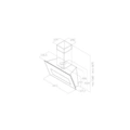 Okap Elica BLOOM-S DEKT/A/85 GRES DEKTON®, naścienny, wyciąg PRF0164475 Okap naścienny Elica BLOOM-S DEKT/A/85 GRES DEKTON® -schemat instalacji- Ekspert-AGD.com 2