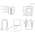 Pralka AEG L8FBE48SCI ÖkoMix 8 kg Pralka do zabudowy w pełni zintegrowanej AEG L8FBE48SCI ÖkoMix 8 kg -schemat instalacji- Ekspert-AGD.com 2