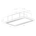 Okap Elica CLOUD SEVEN IX/F/90 Stal nierdzewna + biała maskownica, sufitowy, pochłaniacz PRF0141953 - obrazek 2