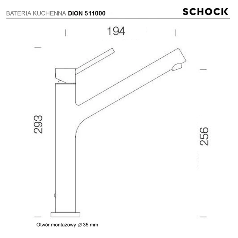 Bateria kuchenna SCHOCK DION 510.000 Copper (COP) ze stałą wylewką - Ekspert-AGD.com 6