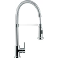 Bateria kuchenna SCHOCK KARPO 593.120 Chrom (CHR) ruchoma wylewka z funkcją prysznica - obrazek 1