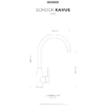 Bateria kuchenna SCHOCK KAVUS 559.000 Gunmetal (GUM) ze stałą wylewką - obrazek 2