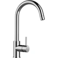 Bateria kuchenna SCHOCK PLUTOS 589.120 Chrom (CHR) z wyciąganą wylewką - obrazek 1
