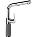 Bateria kuchenna SCHOCK SC540.120 Silverstone wyciągana wylewka z funkcją prysznica - obrazek 1