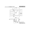 Zlewozmywak SCHOCK FORMHAUS D-100S Onyx CRISTALITE Zlewozmywak SCHOCK FORMHAUS D-100S Onyx CRISTALITE - obrazek 2