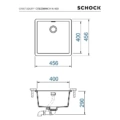 Zlewozmywak SCHOCK GREENWICH N-100 Puro CRISTADUR - obrazek 2