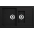 Zlewozmywak SCHOCK MANHATTAN D-150S Onyx CRISTALITE - obrazek 1