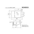 Zlewozmywak SCHOCK MONO D-100XS Rouge CRISTADUR - obrazek 2