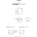 Zlewozmywak SCHOCK TOLEDO D-100XS Polaris CRISTADUR Zlewozmywak SCHOCK TOLEDO D-100XS Polaris CRISTADUR - obrazek 2