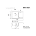 Zlewozmywak SCHOCK MONO D-100 Rouge CRISTADUR - obrazek 2