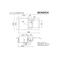 Zlewozmywak SCHOCK MONO D-150 Rouge CRISTADUR - obrazek 2