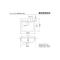 Zlewozmywak SCHOCK MONO N-100 Rouge CRISTADUR - obrazek 2