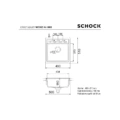Zlewozmywak SCHOCK MONO N-100S Rouge CRISTADUR - obrazek 2