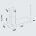 Okap Falmec Lumen Isola 175 Lewy Inox 800 m3/h, wyspowy Okap Falmec Lumen Isola 175 Lewy Inox 800 m3/h, wyspowy - obrazek 2