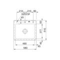 Zlewozmywak Franke Mythos MTK 610-49 Fraceram Kremowy 124.0379.845 - obrazek 2