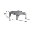 Cokół ASKO HPL530S 30 cm Stal nierdzewna - obrazek 4