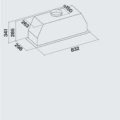 Okap Falmec Grupa Silnikowa Plus No-Drop 90 Inox 800 m3/h, zintegrowany - obrazek 3