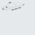 Okap do zabudowy Falmec Virgola Touch 120 Inox 800 m3h 6