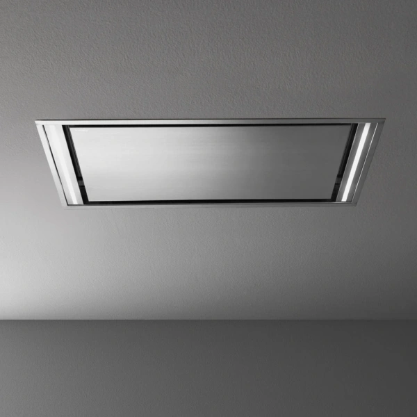 Okap sufitowy Falmec Stella Plus 120 Inox (korpus bez silnika), z pilotem