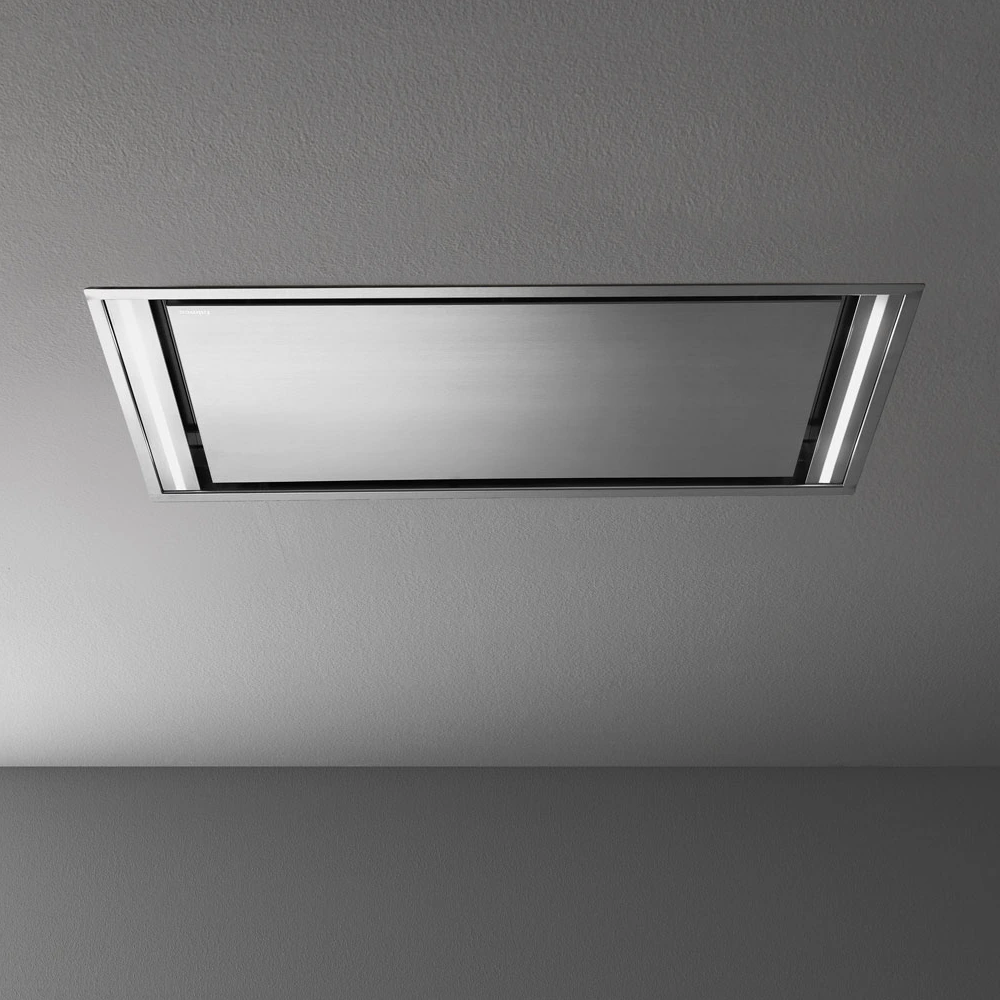 Okap sufitowy Falmec Stella Plus 120 Inox (korpus bez silnika), z pilotem