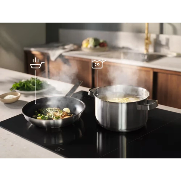 Płyta indukcyjna Electrolux EIS87583 Sense Boil+Fry SLIM-FIT 80 cm Czarny - Ekspert-AGD.com 4