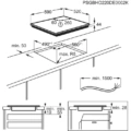 Płyta indukcyjna Electrolux EIV64453 Flex Bridge SLIM-FIT 60 cm Czarny - obrazek 2