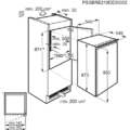 Chłodziarka Electrolux LRB2AE88S Chłodziarka do zabudowy Electrolux LRB2AE88S -schemat instalacji- Ekspert-AGD.com 2