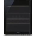 Chłodziarka do wina SMEG CVI638LN3 Czarne szkło + miedź Chłodziarka do wina do zabudowy SMEG CVI638LN3 Czarne szkło + miedź