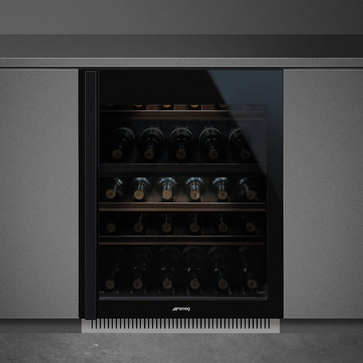 Chłodziarka do wina SMEG CVI638RN3 Czarne szkło + miedź 12 Chłodziarka do wina SMEG CVI638RN3 Czarne szkło + miedź - Ekspert-AGD.com 12