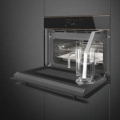 Piekarnik SMEG SO4606WAPNR Omnichef Czarne szkło + miedź, parowy z mikrofalą, kompaktowy - obrazek 3