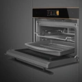 Piekarnik SMEG SO4606WAPNR Omnichef Czarne szkło + miedź, parowy z mikrofalą, kompaktowy - obrazek 4