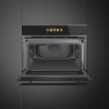 Piekarnik SMEG SO4606WAPNR Omnichef Czarne szkło + miedź, parowy z mikrofalą, kompaktowy - obrazek 7