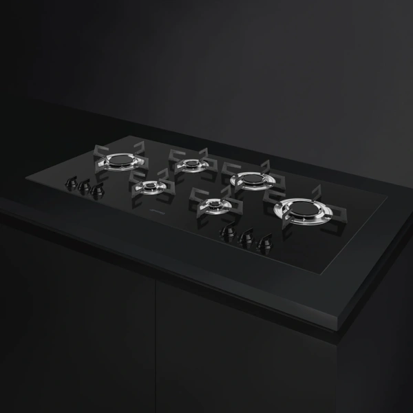 Płyta gazowa SMEG PVL6106CN 100 cm Czarne szkło - Ekspert-AGD.com 3