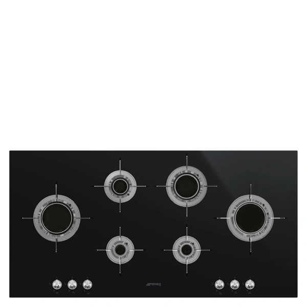 Płyta gazowa SMEG PVL6106CN 100 cm Czarne szkło - Ekspert-AGD.com 4