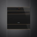 Szuflada do podgrzewania SMEG CPRT615NR Czarne szkło + miedź - obrazek 2