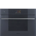 Kompaktowy piekarnik parowy do zabudowy SMEG SO4104S4PG Steam100 Pro Neptune Grey