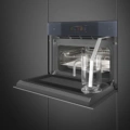 Piekarnik SMEG SO4106WAPG Omnichef Neptune Grey, parowy z mikrofalą, kompaktowy - obrazek 3