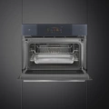 Piekarnik SMEG SO4106WAPG Omnichef Neptune Grey, parowy z mikrofalą, kompaktowy - obrazek 5