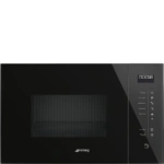Kuchenka mikrofalowa do zabudowy SMEG FMI125N Czarne szkło