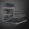 Piekarnik SMEG SOP6102S2PG Pyro Steam Neptune Grey, parowy - obrazek 9