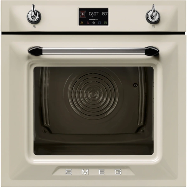 Piekarnik parowy do zabudowy SMEG SOP6902S2PP Pyro Steam Kremowy